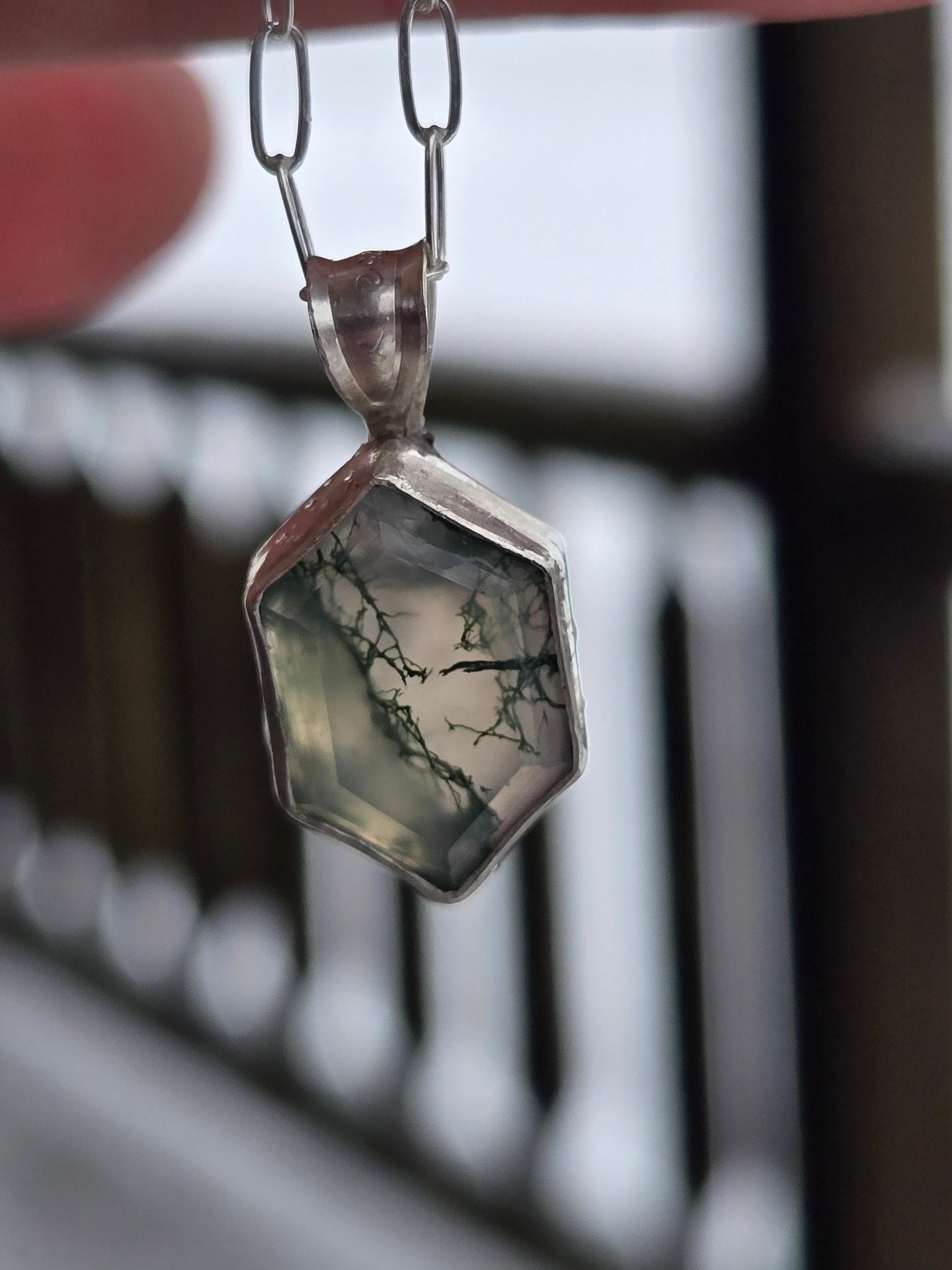 Moss Agate Necklace