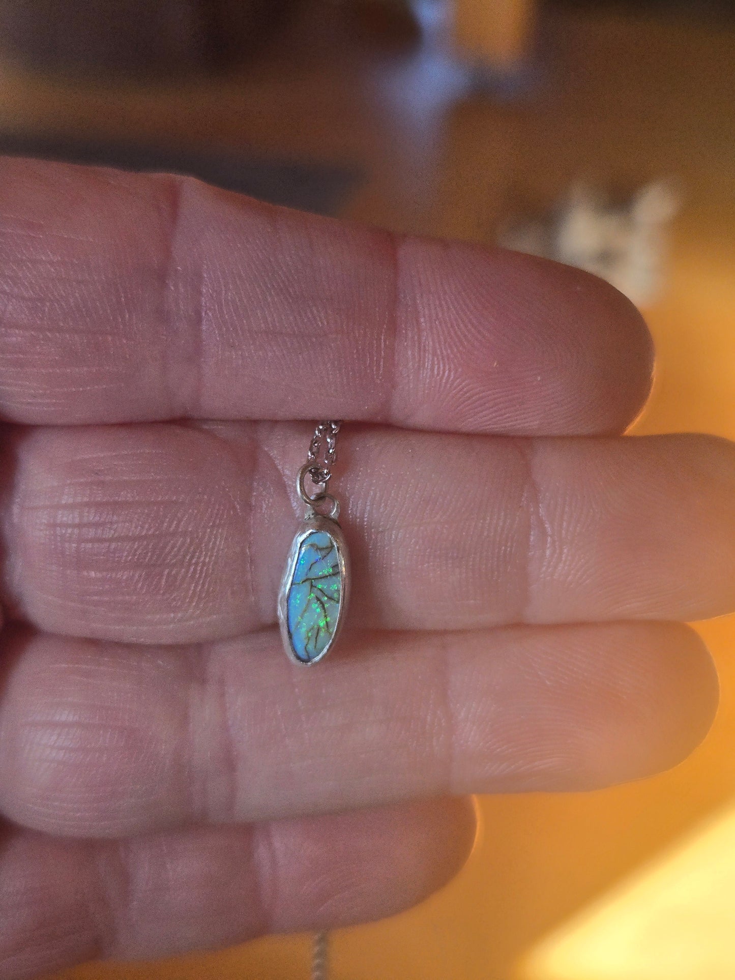 Monarch Opal Necklace