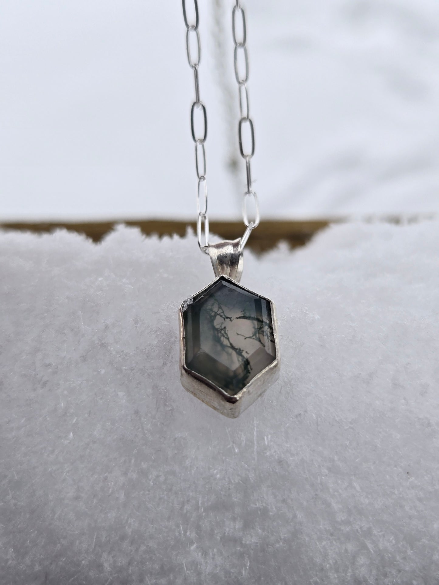 Moss Agate Necklace