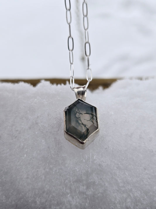Moss Agate Necklace