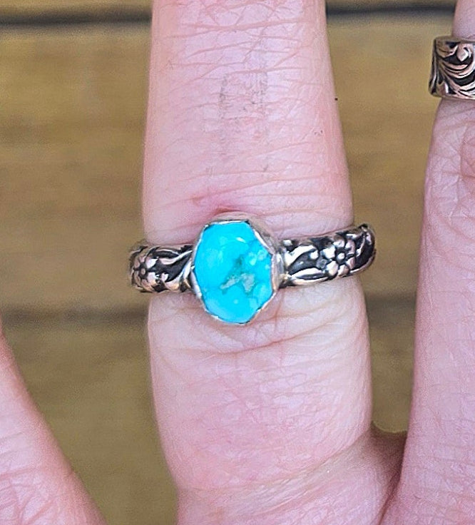 Field of Flowers Ring Sz. 7